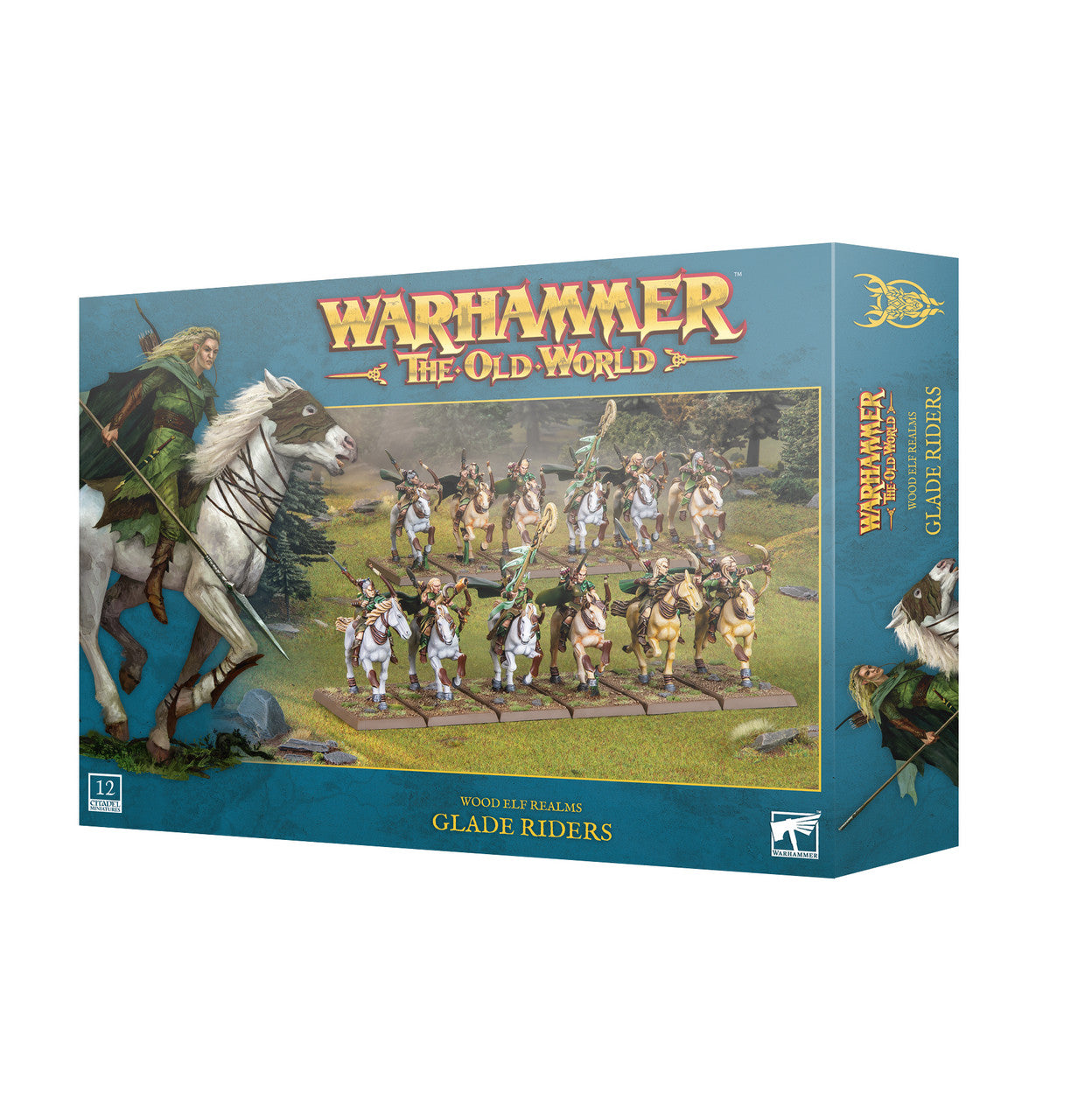 Games Workshop Warhammer The Old World Wood Elf Realms Glade Riders Plastic Box 13-104