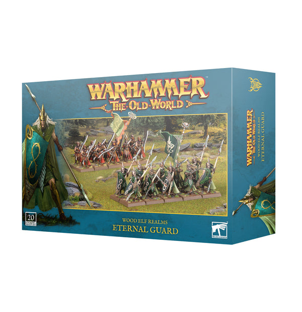 Games Workshop Warhammer The Old World Wood Elf Realms Wood Elf Realms Eternal Guard Plastic Box 13-106