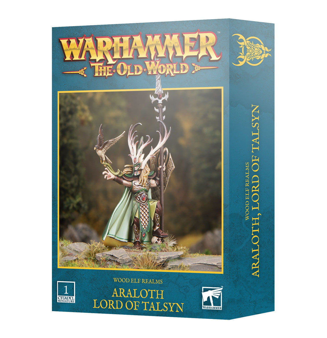 Games Workshop Warhammer The Old World Wood Elf Realms Araloth Lord Of Talsyn Plastic Box 13-108