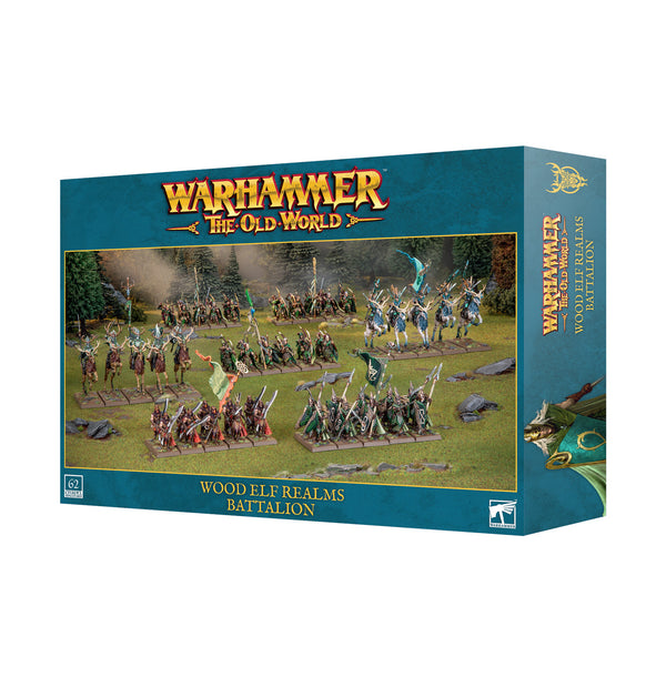 Games Workshop Warhammer The Old World Wood Elf Realms Battalion Wood Elf Realms Plastic Box 13-109