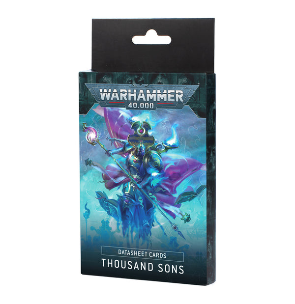 Games Workshop Warhammer 40K Thousand Sons Datasheet Cards Thousand Sons English Cards 36-02