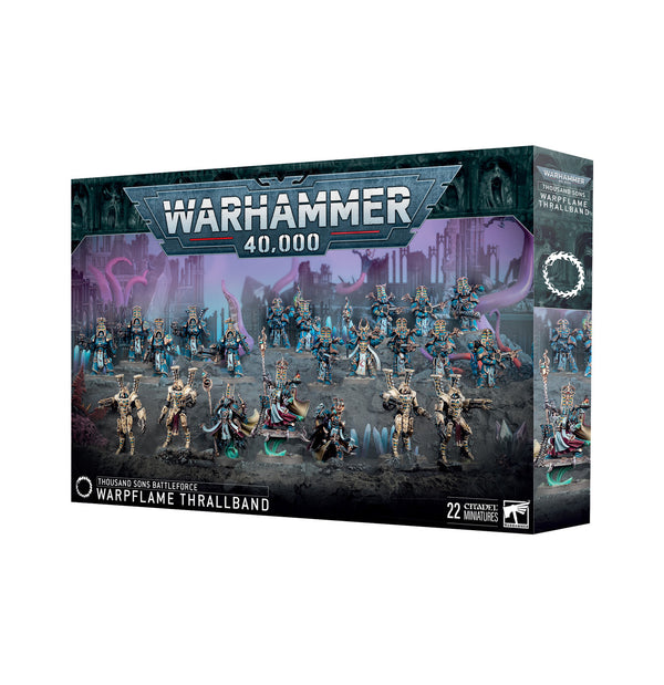 Games Workshop Warhammer 40K Thousand Sons Warpflame Thrallband Plastic Box 36-05