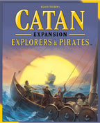 Catan Explorers and Pirates Board Game Expansion for Adults and Family for Ages 12+ for 2 to 4 Players Average Playtime 90 to 120 Minutes CN3075