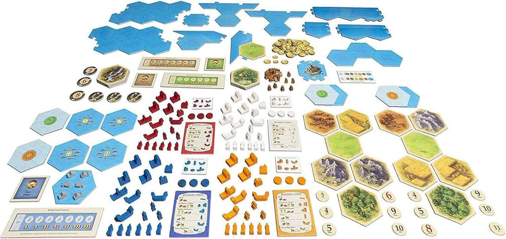 Catan Explorers and Pirates Board Game Expansion for Adults and Family for Ages 12+ for 2 to 4 Players Average Playtime 90 to 120 Minutes CN3075
