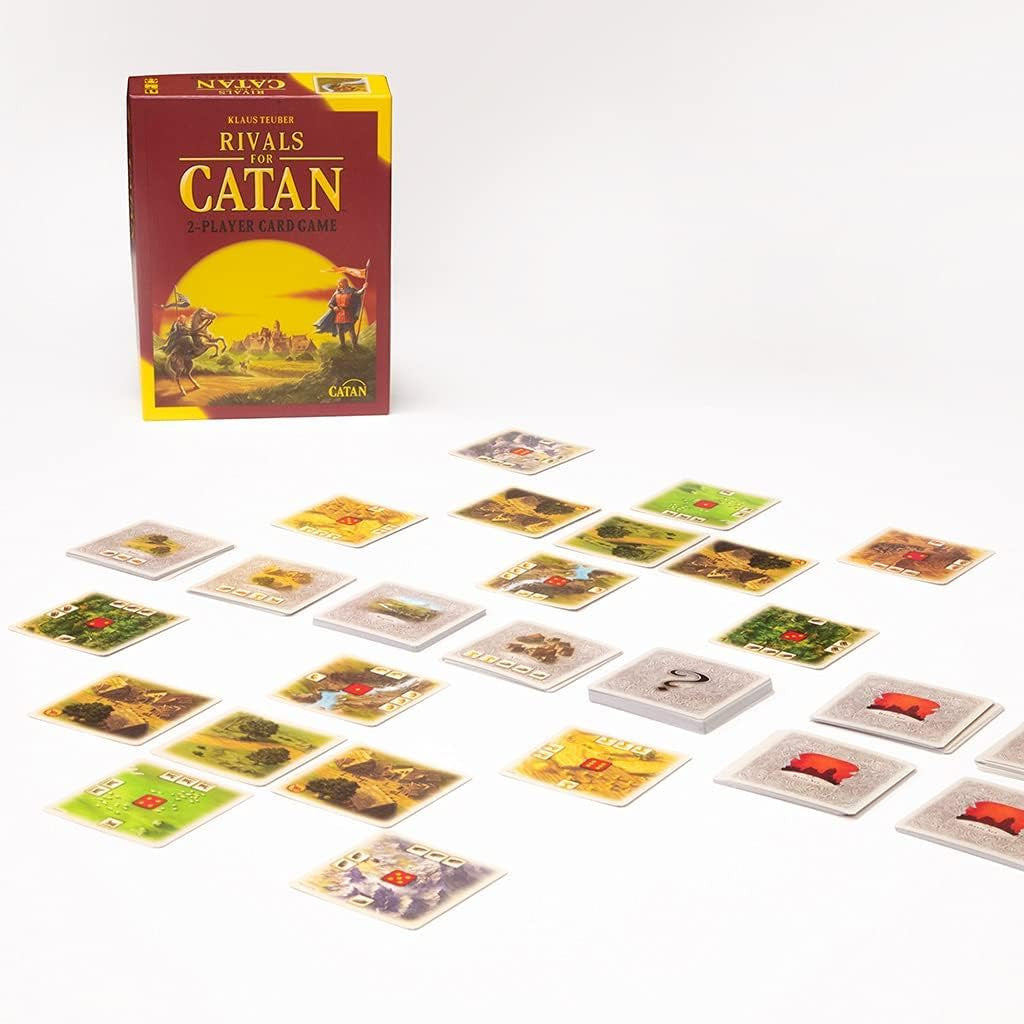 Catan Rivals for Catan Card Game Base Game for Adults and Family for Ages 10+ for 2 Players Average Playtime 45 to 60 Minutes CN3131