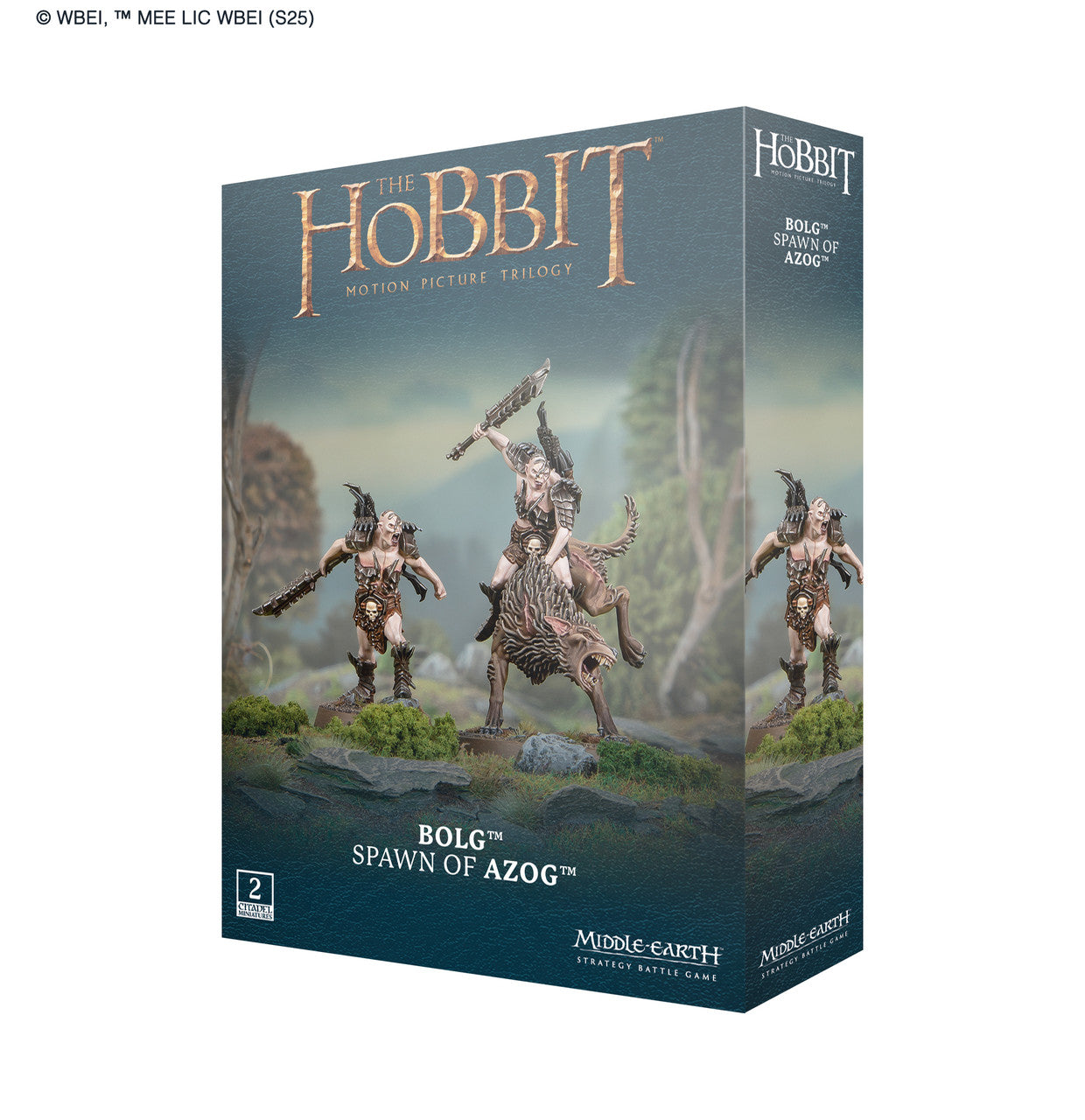 Games Workshop Lord Of The Rings middle Earth Strategy Battle Game Bolg Spawn Of Azog plastic Box 30-95