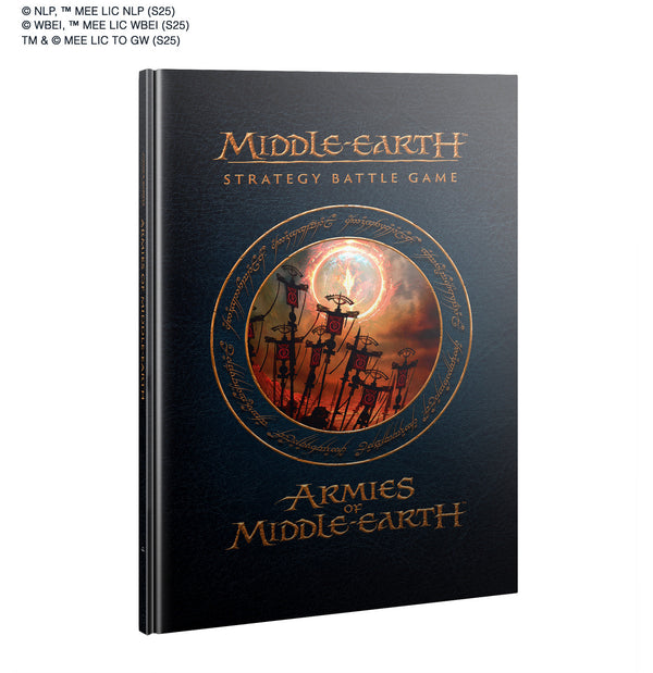 Games Workshop Lord Of The Rings Middle-Earth Strategy Battle Game Armies Of Middle Earthbook Hard Bound 30-97