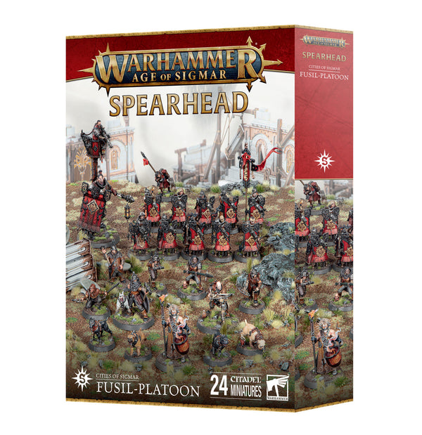 Games Workshop Warhammer Age Of Sigmar Cities Of Sigmar spearhead Fusil-Platoon plastic Box70-862