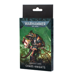 Games Workshop Warhammer 40K Datasheet Cards Chaos Knights English 43-05