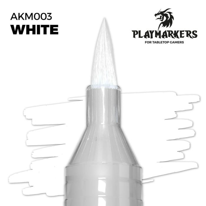 AK Interactive Playmarkers White Acrylic Gamers Paint AKI-M003