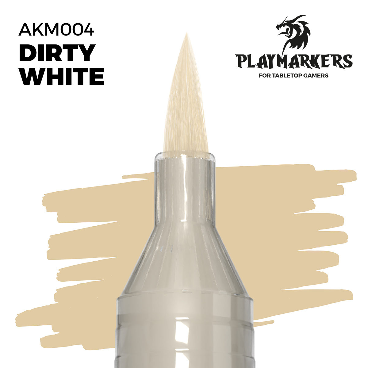 AK Interactive Playmarkers Dirty White Acrylic Gamers Paint AKI-M004