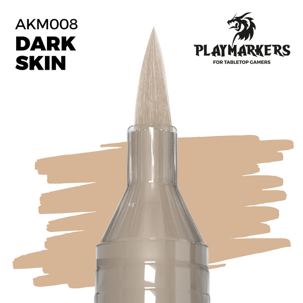 AK Interactive Playmarkers Dark Skin Acrylic Gamers Paint AKI-M008