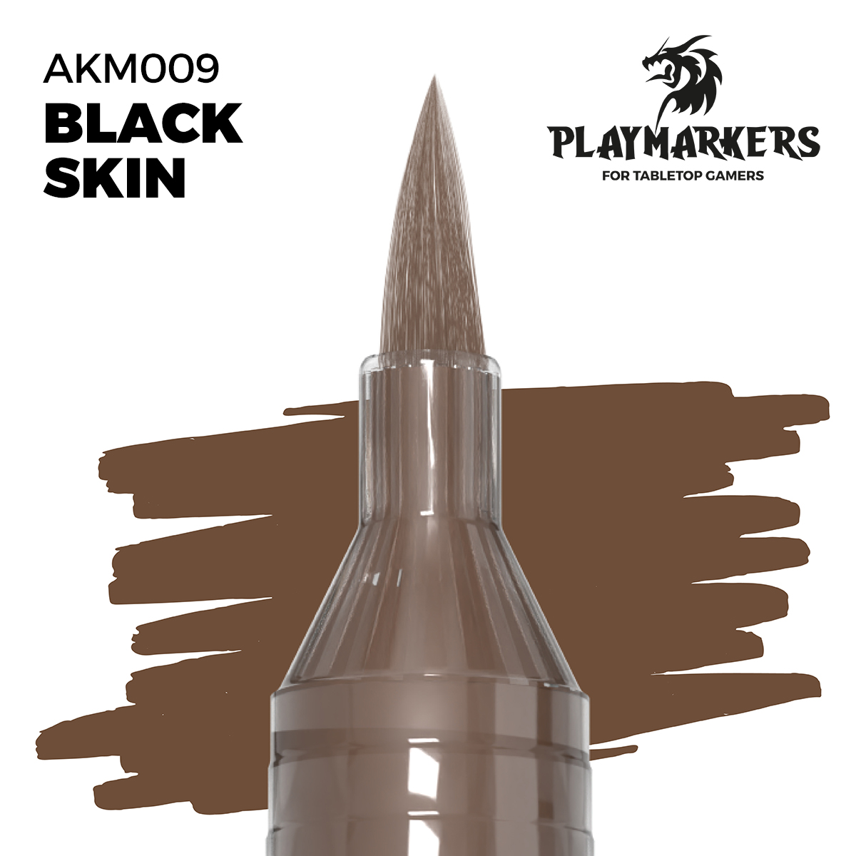AK Interactive Playmarkers Black Skin Acrylic Gamers Paint AKI-M009