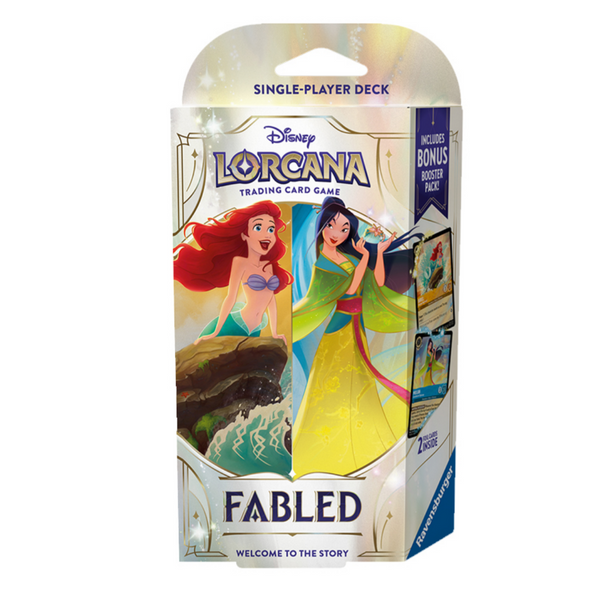 Disney Lorcana TCG Fabled Starter Deck Amber / Sapphire DSNYLOR9-SD-B