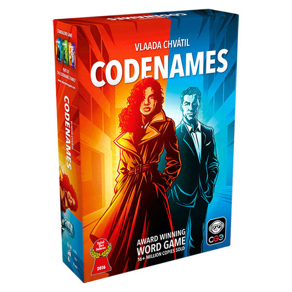 Czech Games Edition Codenames 2025 Edition Party Word Deduction Board Game for Adults and Family for 4 to 8 or More Players Average Playtime 15 Minutes CGE00125