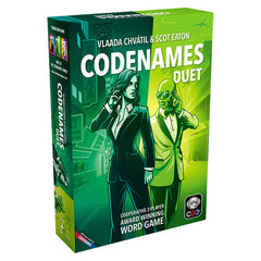 Czech Games Codenames Duet Board Game 2025 Edition Cooperative Word Deduction Game for Adults and Family for 2 or More Players Average Playtime 15 Minutes CGE-00126