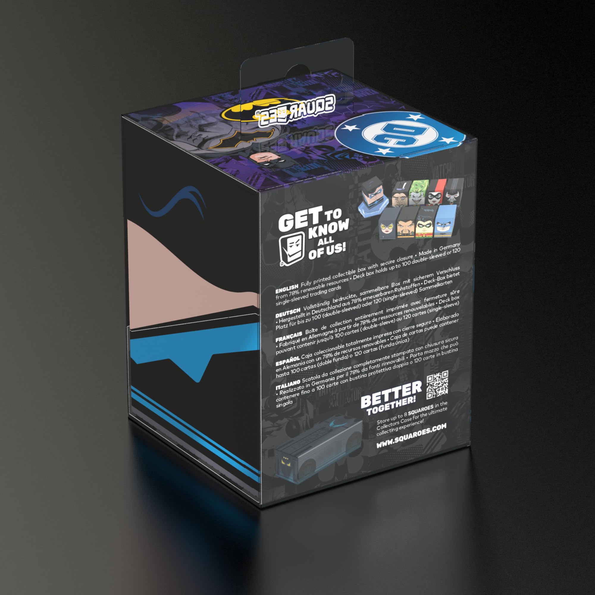 Ultimate Guard Squaroes Boulder 100+ Dc Batman Gotham City Nightwing (Chase) (GC009) SQR100087