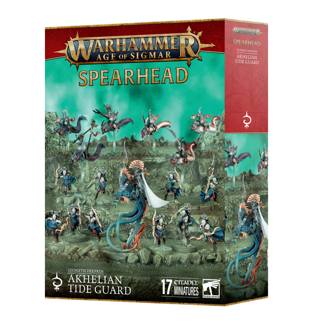 Games Workshop Warhammer Age Of Sigmar Idoneth Deepkin Spearhead Akhelian Tide Guard 70-873