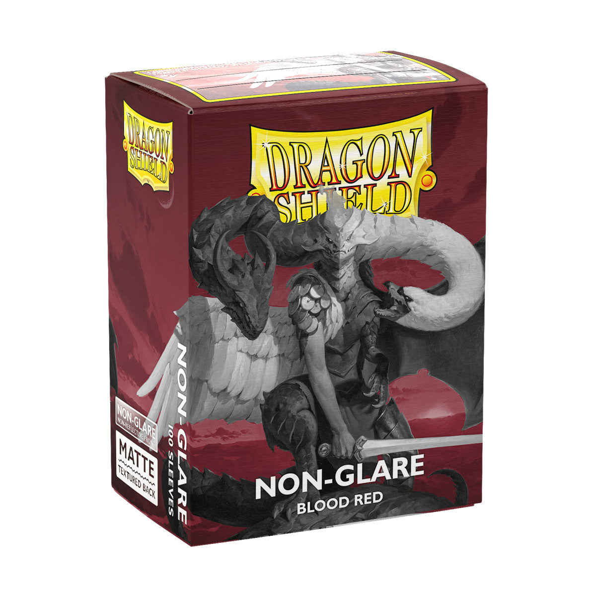 Dragon Shield Sleeves Standard Matte Non-Glare Blood Red 100 Ct ATMDSH11824