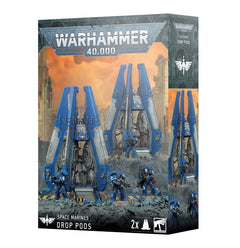 Games Workshop Warhammer 40K Space Marines Drop Pods 48-101