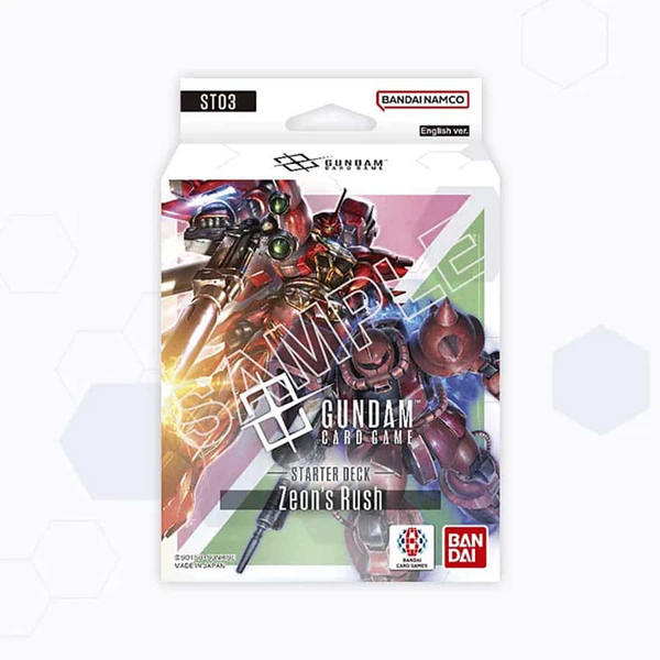 Gundam TCG: Zeon`s Rush Starter Deck (ST03) Single Pack