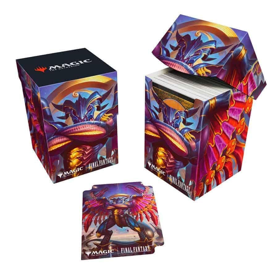 Ultra Pro Magic The Gathering CCG Final Fantasy Summon Bahamut 100+ Deck Box UPR38723