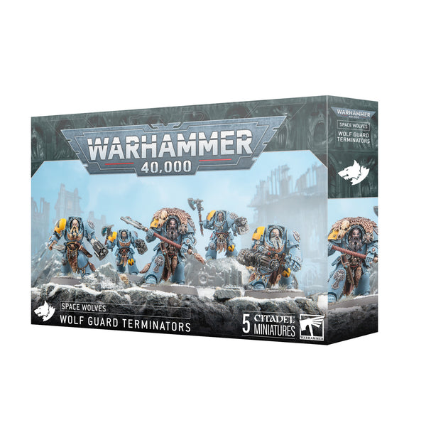 Games Workshop Warhammer 40K Space Wolves Wolf Guard Terminators 53-36