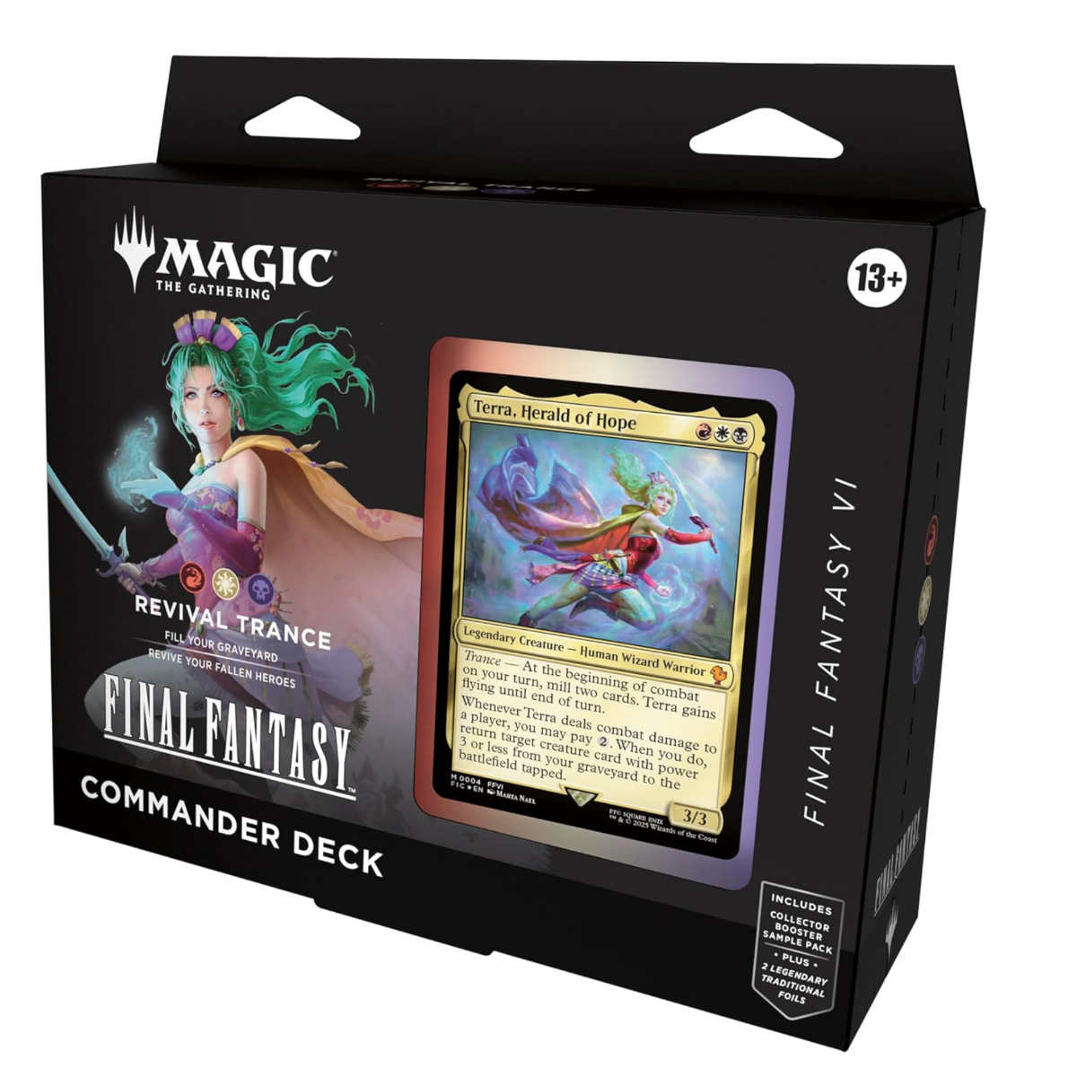 Magic the Gathering CCG Universes Beyond Final Fantasy Commander Deck Revival Trance MTG-FinalFantasy-CDC-C