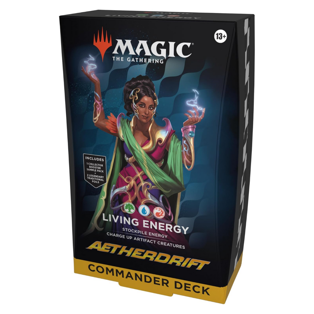 Magic The Gathering CCG Aetherdrift Commander Deck Living Energy (Green-Blue-Red) Single Pack MTG-DeathRace-CD-A