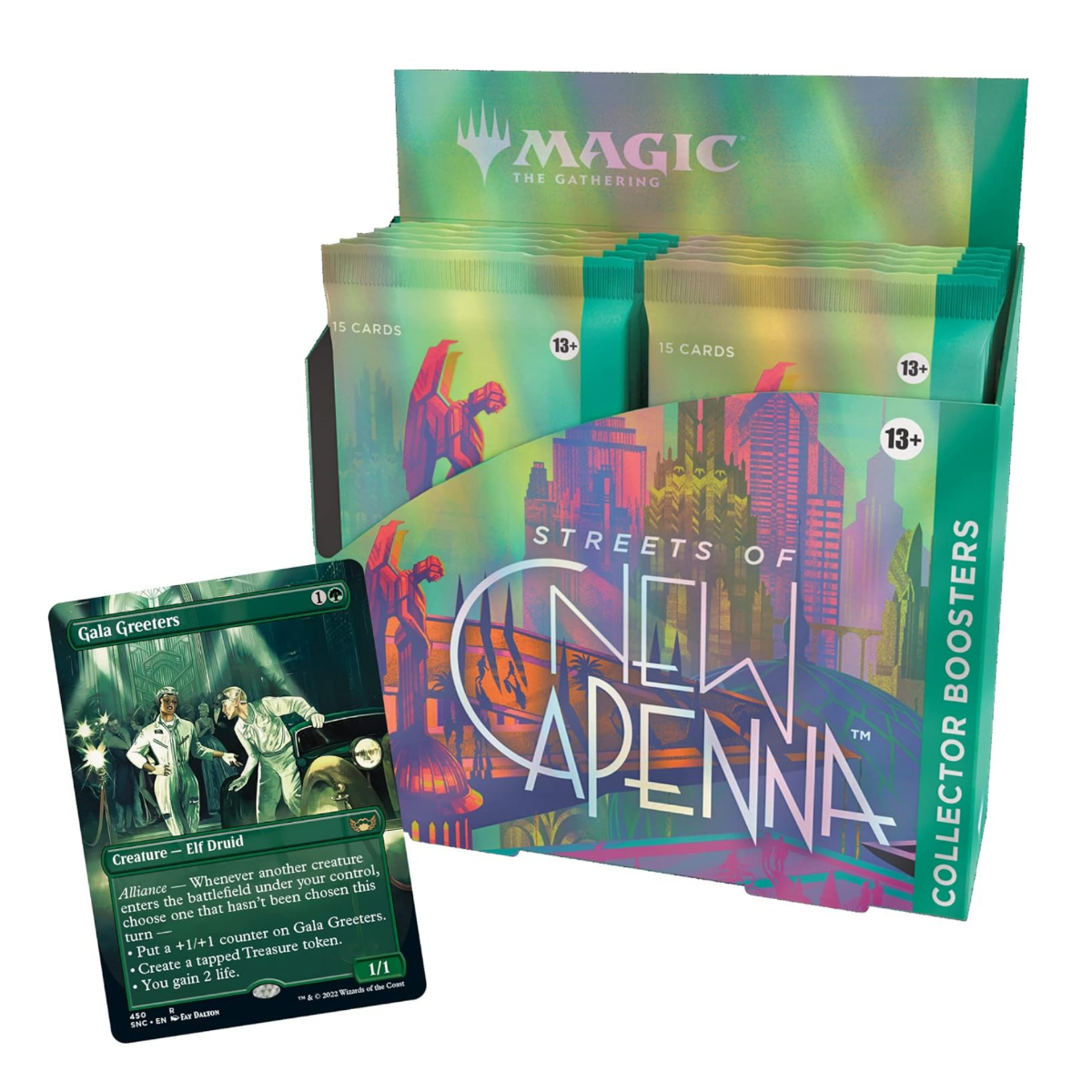 Magic The Gathering CCG Streets Of New Capenna Collector Booster Display (12) WOC-C95190000