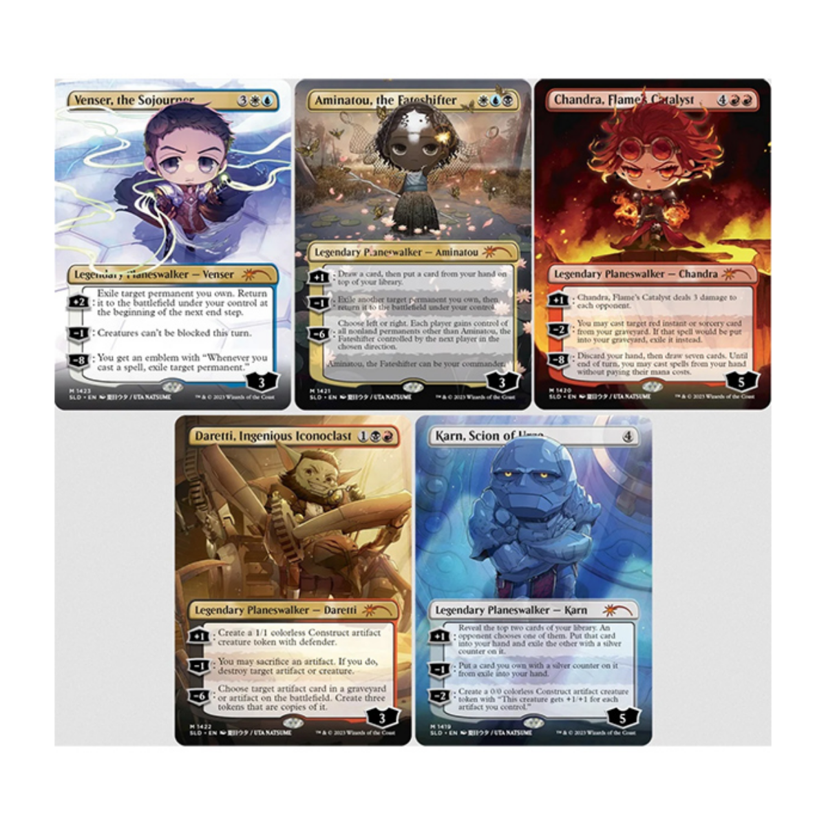 Magic The Gathering CCG Secret Lair Lil'Est Walkers Regular Edition Single Pack WOCD3206