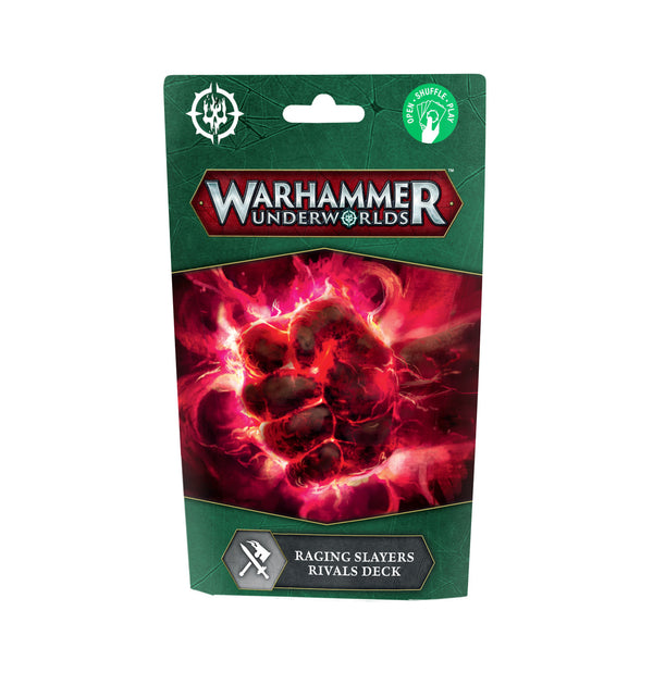 Games Workshop Warhammer 40K Warhammer Underworlds Raging Slayers Rivals Deck English Cards 34-009