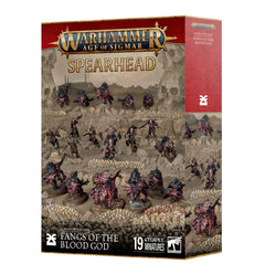 Games Workshop Warhammer Age Of Sigmar Blades of Khorne Spearhead Fangs Of The Blood God Plastic Box 70-837
