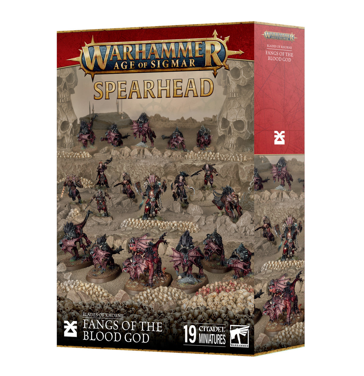 Games Workshop Warhammer Age Of Sigmar Blades of Khorne Spearhead Fangs Of The Blood God Plastic Box 70-837