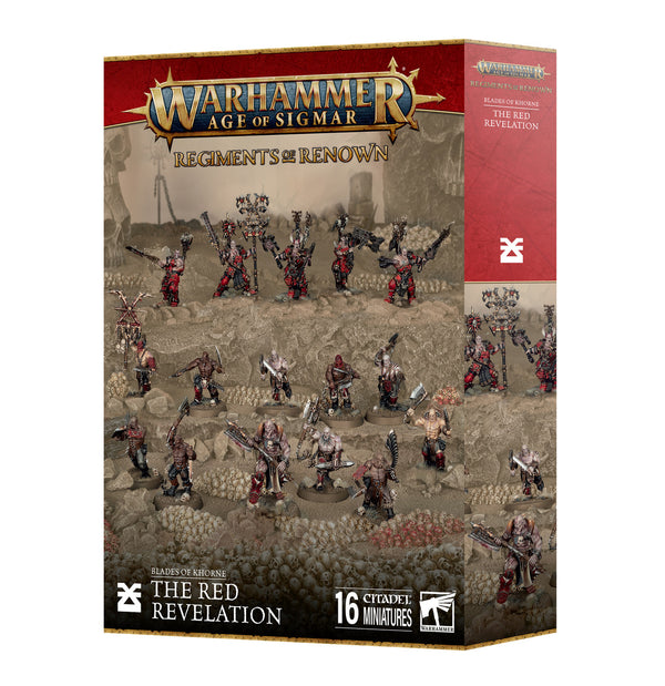 Games Workshop Warhammer Age Of Sigmar Blades of Khorne The Red Revelation Plastic Box 83-103