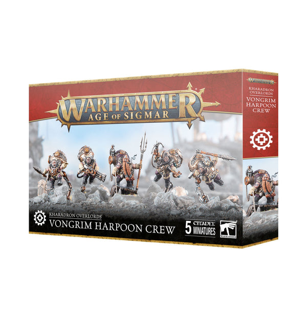 Games Workshop Warhammer Age Of Sigmar Kharadron Overlords Vongrim Harpoon Crew Plastic Box 84-52