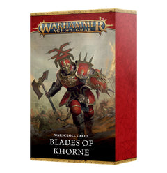 Games Workshop Warhammer Age Of Sigmar Blades of Khorne Warscroll Cards GW-2025-83-81