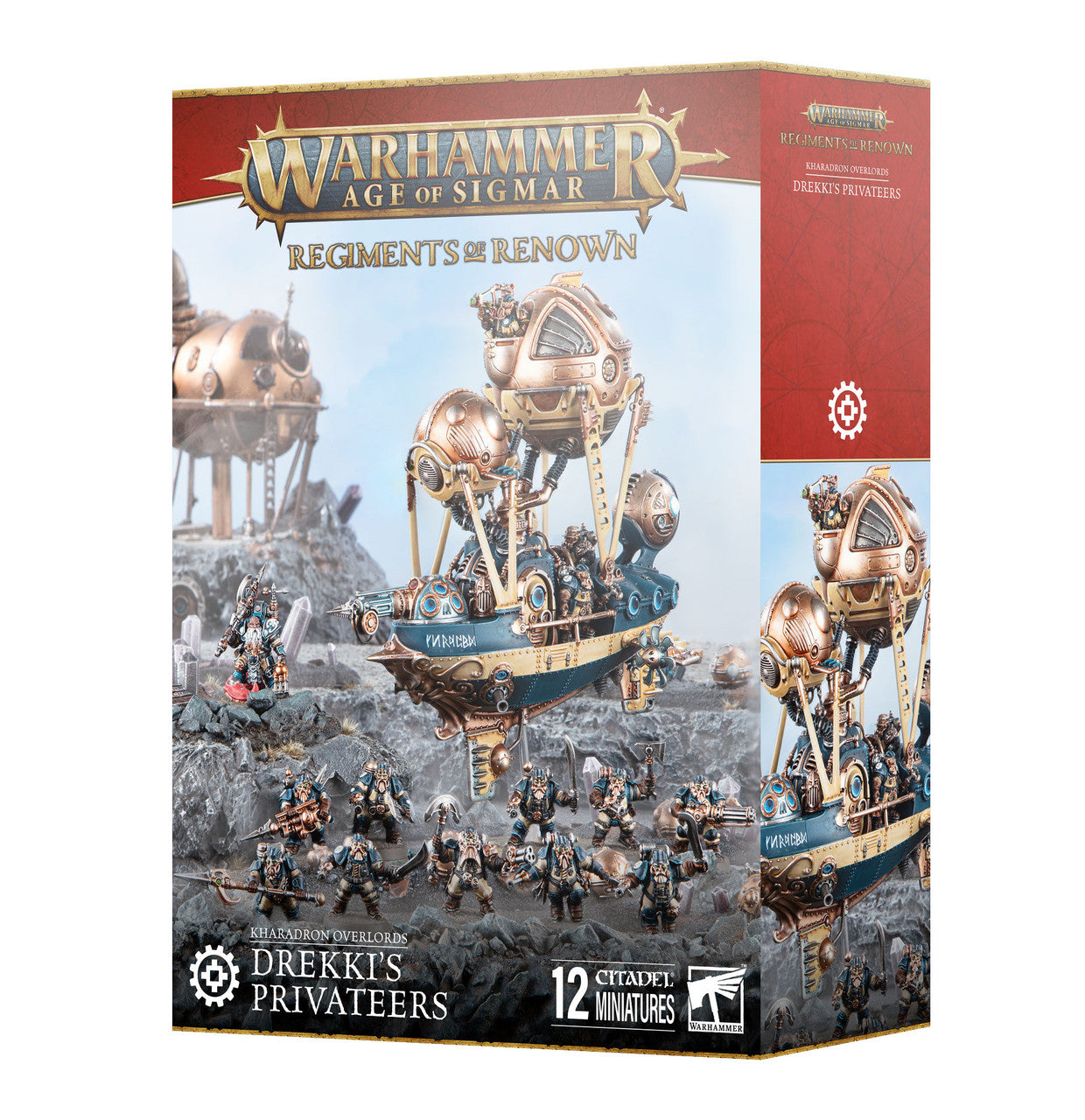Games Workshop Warhammer Age Of Sigmar Kharadron Overlords Drekki'S Privateers Plastic Box 84-65