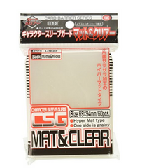 KMC Sleeves Barrier Character Guard Card Sleeves (60 Piece) Matte Clear 69 x 94mm KMC-CG1676