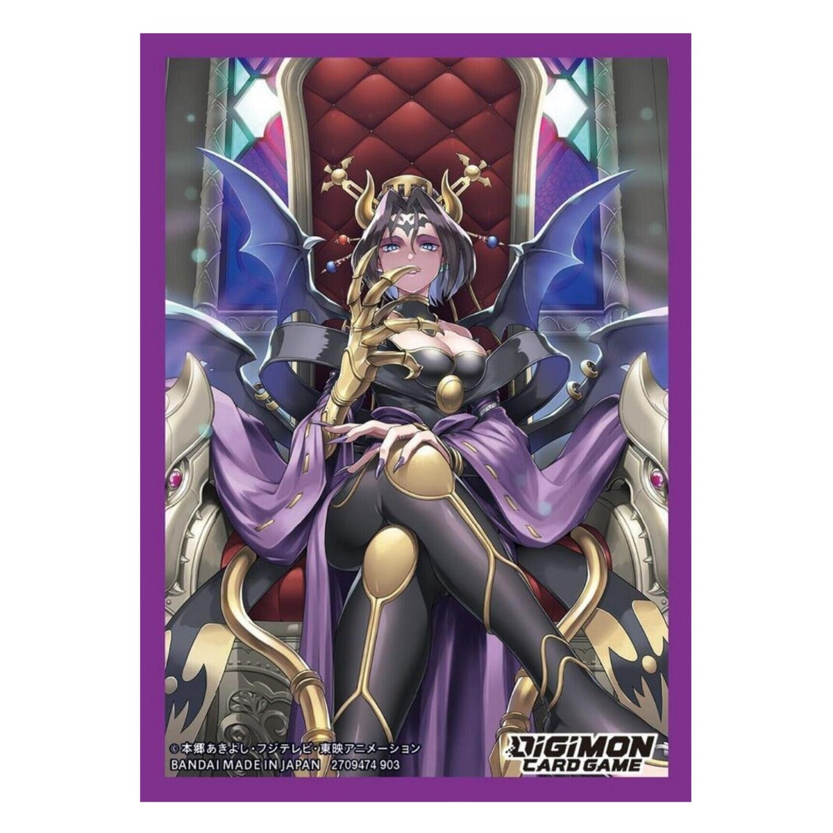 Digimon TCG Game Official Sleeves V1 2024 Lilithmon Single Pack BAN9042311-Lilithmon