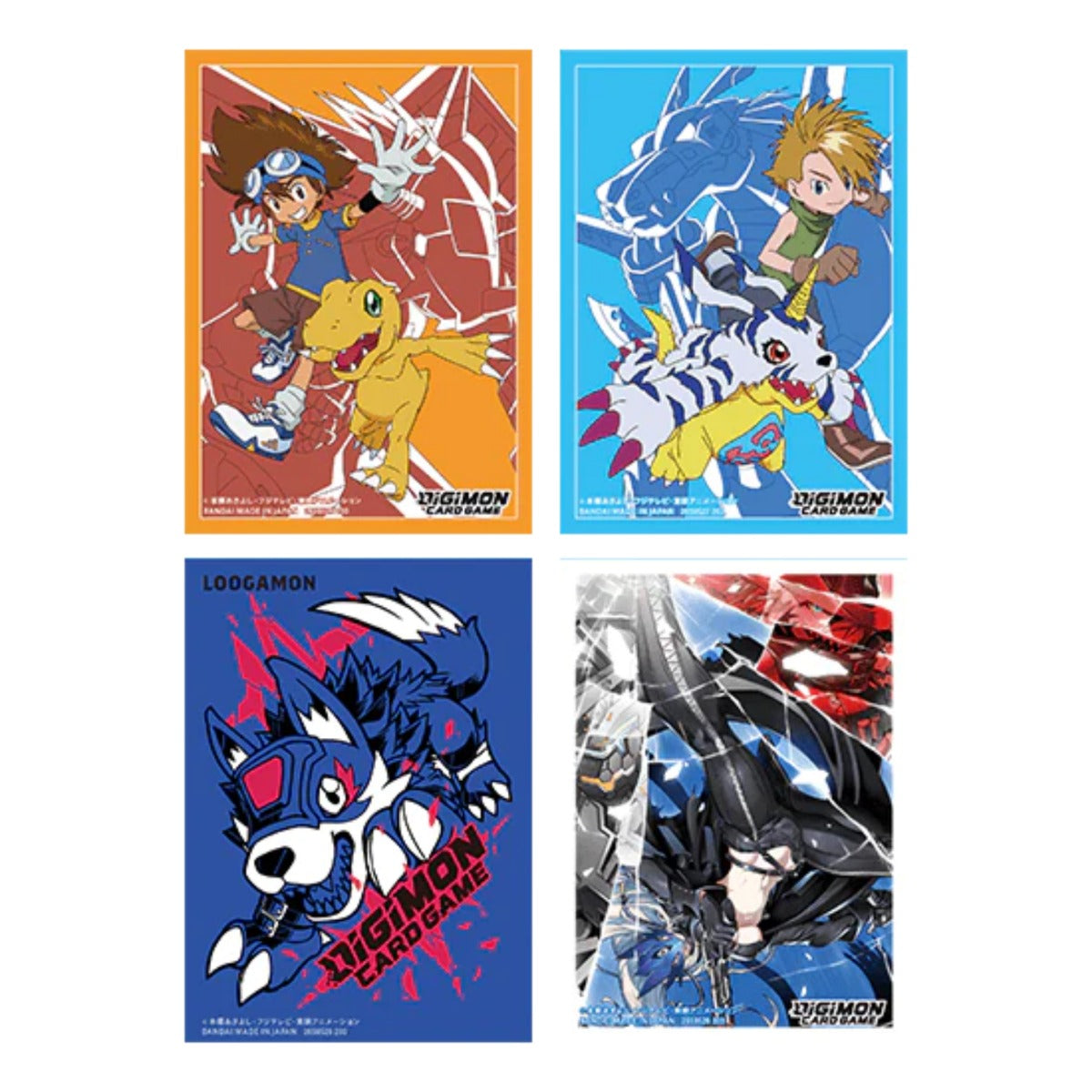 Digimon TCG: Official Sleeves (2023) Set 2 Display (12)