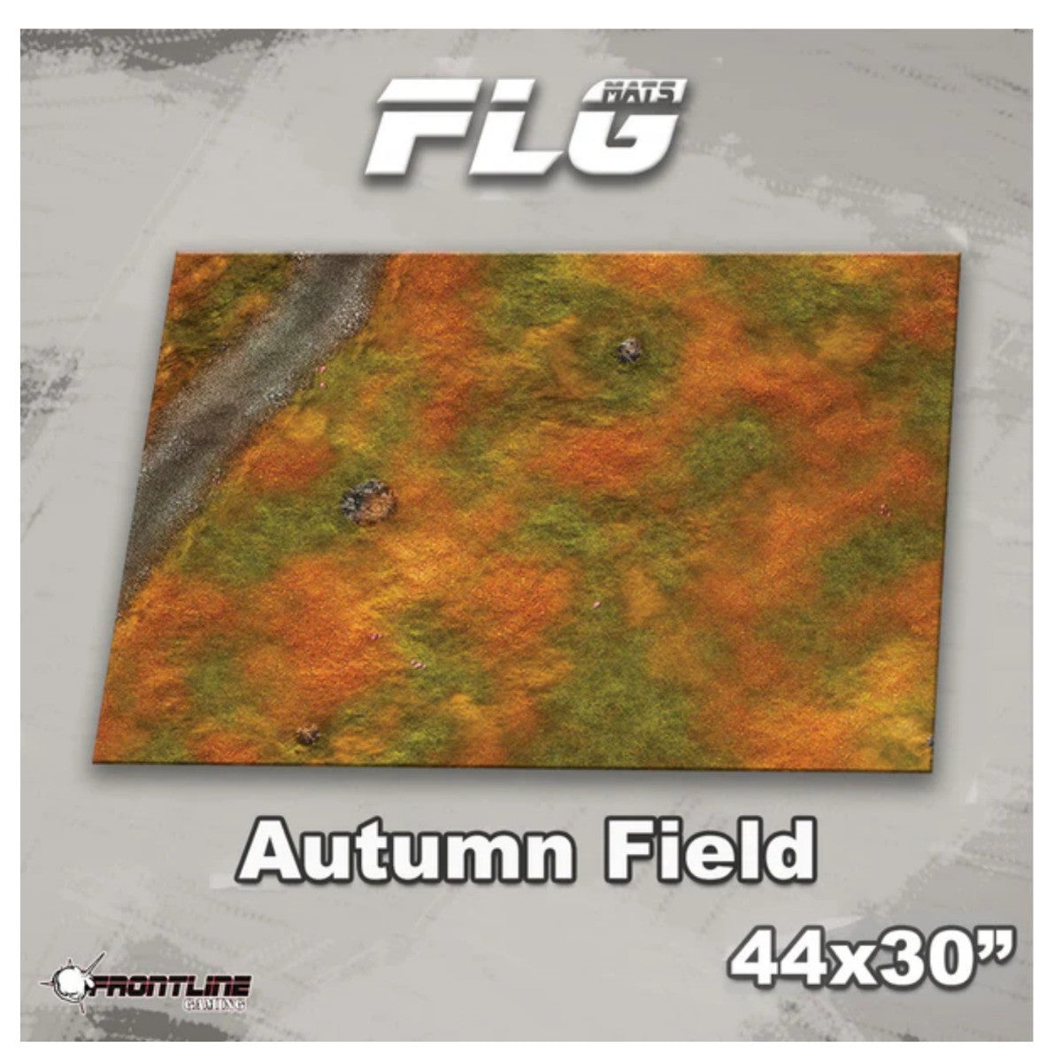 Frontline Gaming FLG Mats Autumn Field 44"x30" For Battles In Warhammer 40K Horus Heresy Combat Patrol And Board Games AutField44x30
