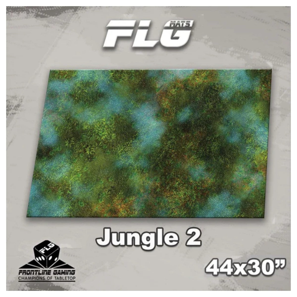 Frontline Gaming FLG Mats Jungle 44"x30" For Battles In Warhammer 40K Horus Heresy Combat Patrol And Board Games Jung44x30