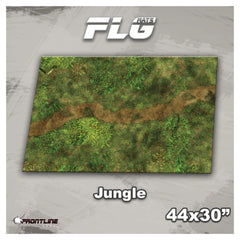 Frontline Gaming FLG Mats Jungle 44"x60" For Tournament Warhammer 40K Horus Heresy Age Of Sigmar Incursion And Strike Force Board Games Jung44x60
