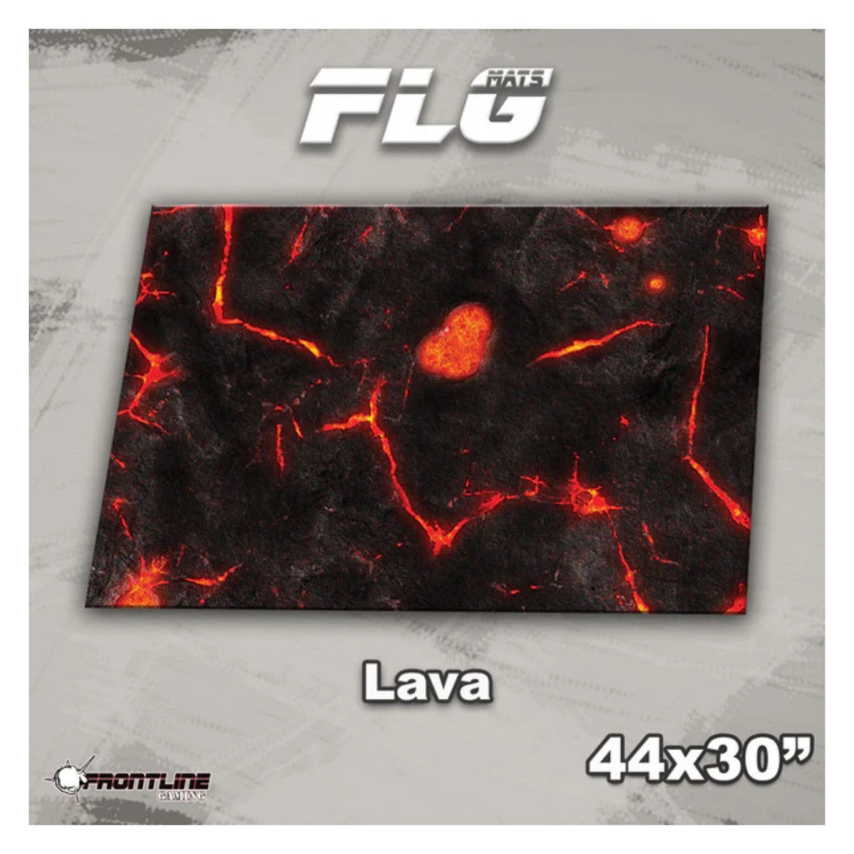 Frontline Gaming FLG Mats Lava 1 44"x30" For Battles In Warhammer 40K Horus Heresy Combat Patrol And Board Games LAVA44x30