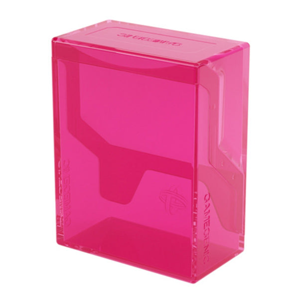 Gamegenic Bastion 50+ Xl Pink Secure Deck Box Sleeved Cards With Compact Design GGS22026ML