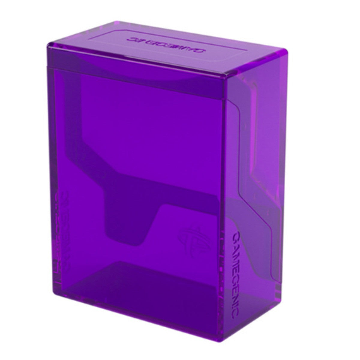 Gamegenic Bastion 50+ Xl Purple Secure Deck Box For 50+ Double Sleeved Cards With Compact Design GGS22024ML