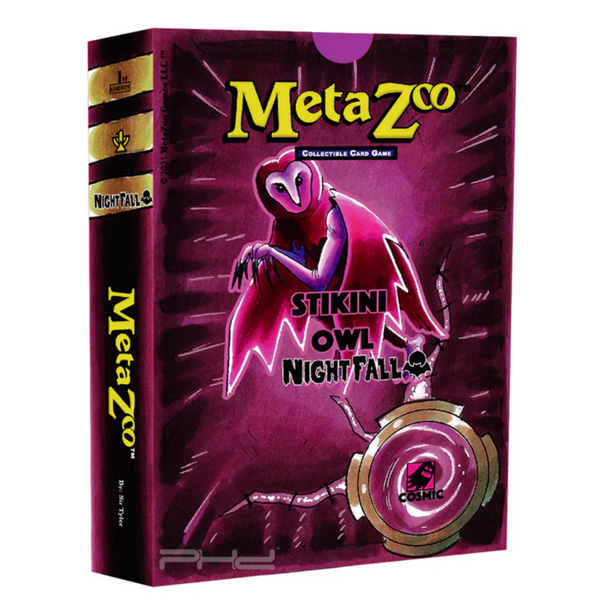 Metazoo TCG Nightfall Theme Deck Stikini Owl Single Pack MZGNFTDMX-StikiniOwl
