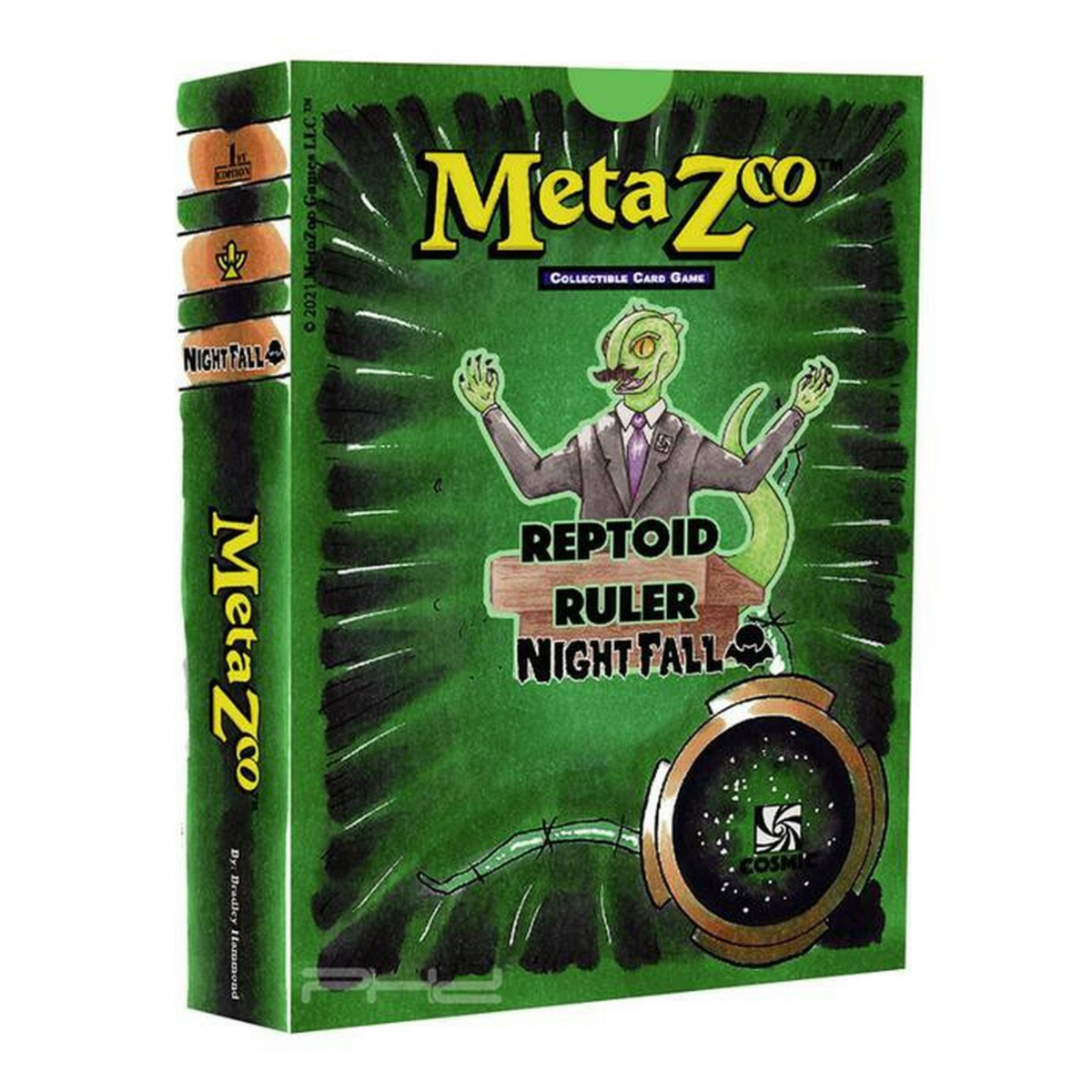 Metazoo TCG Nightfall Theme Deck Reptoid Ruler Single Pack MZGNFTDMX-ReptoidRuler