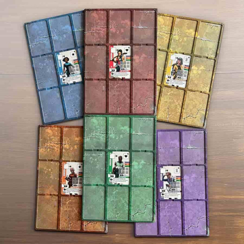 Stonemaier Vantage Playmat Pack Dual Layered Cardboard Player Mats Accessory for Vantage Board Game STM954